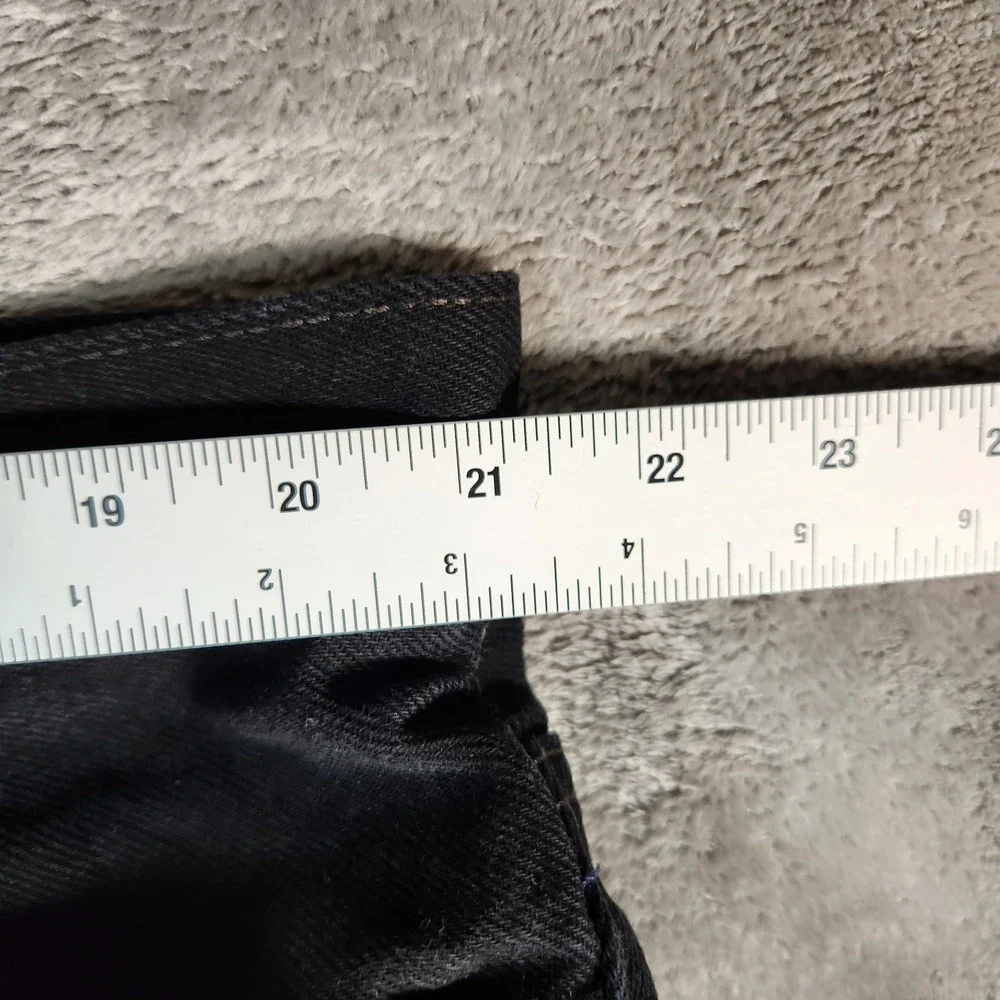 Levi's 505 Jeans Men's 42X30 (Tag 44X30) Black Y2K 90s Straight‎